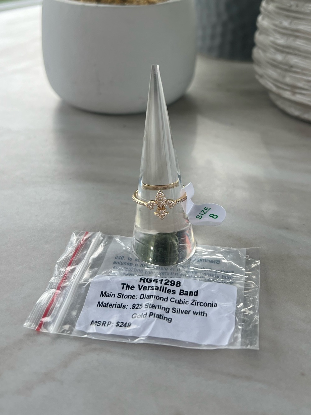 Bomb Party VERMEIL ring